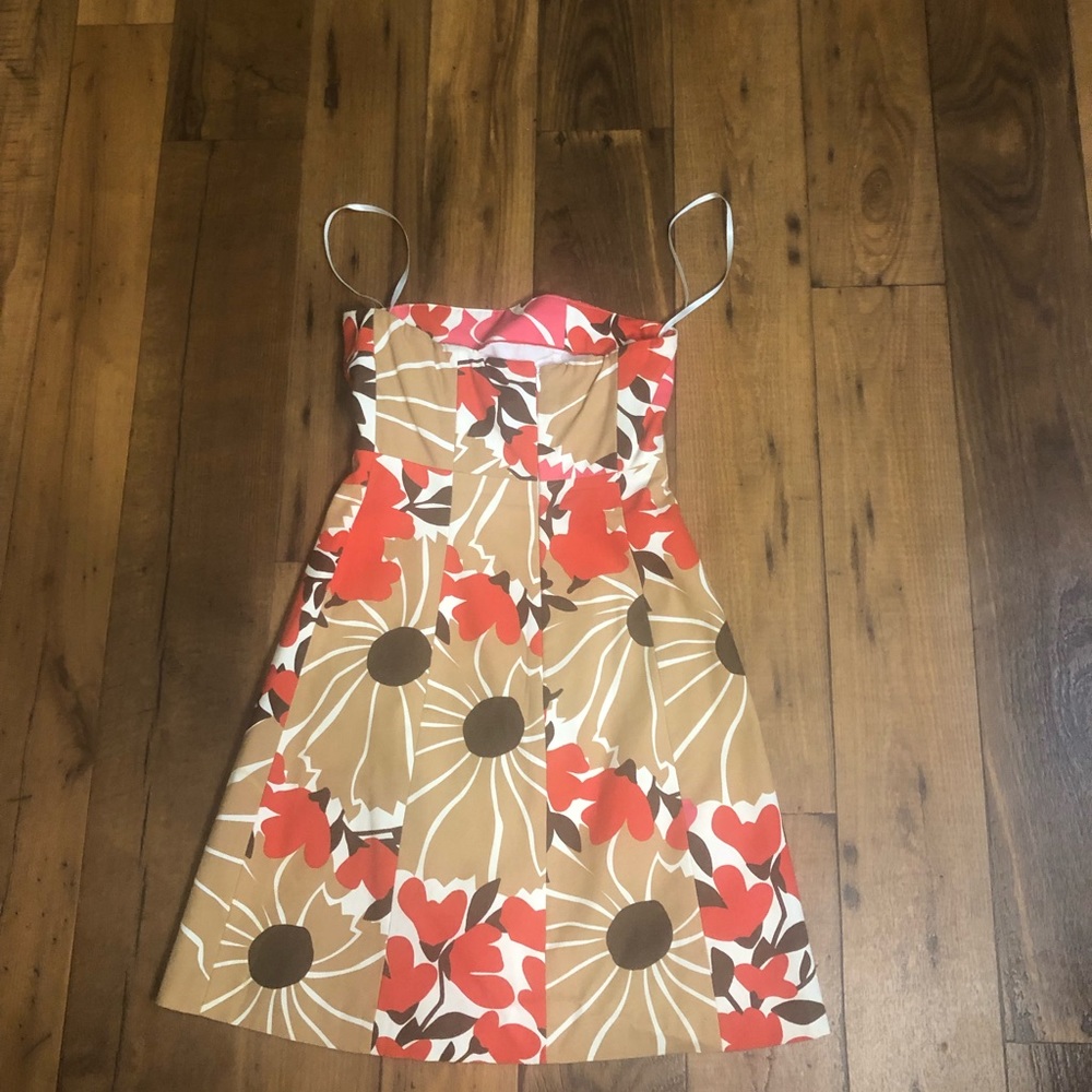 🌟HOST PICK!🌟 J. Crew Strapless floral dress! - Picture 2 of 6